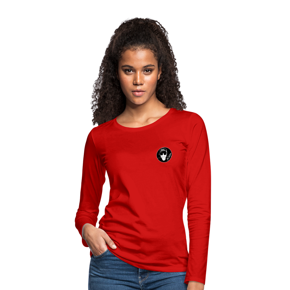 Boscho Kein Stress ® Frauen Premium Langarmshirt - Rot