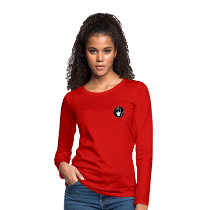 Boscho Kein Stress ® Frauen Premium Langarmshirt - Rot