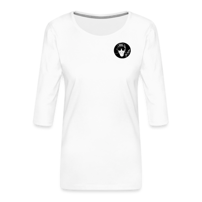 Boscho Kein Stress ® Frauen Premium 3/4-Arm Shirt - weiß