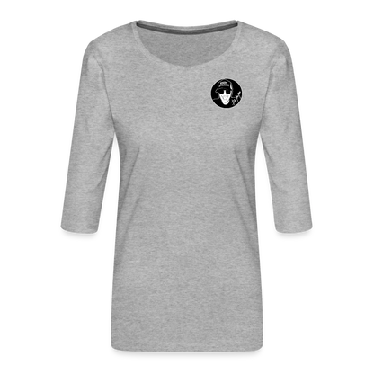 Boscho Kein Stress ® Frauen Premium 3/4-Arm Shirt - Grau meliert
