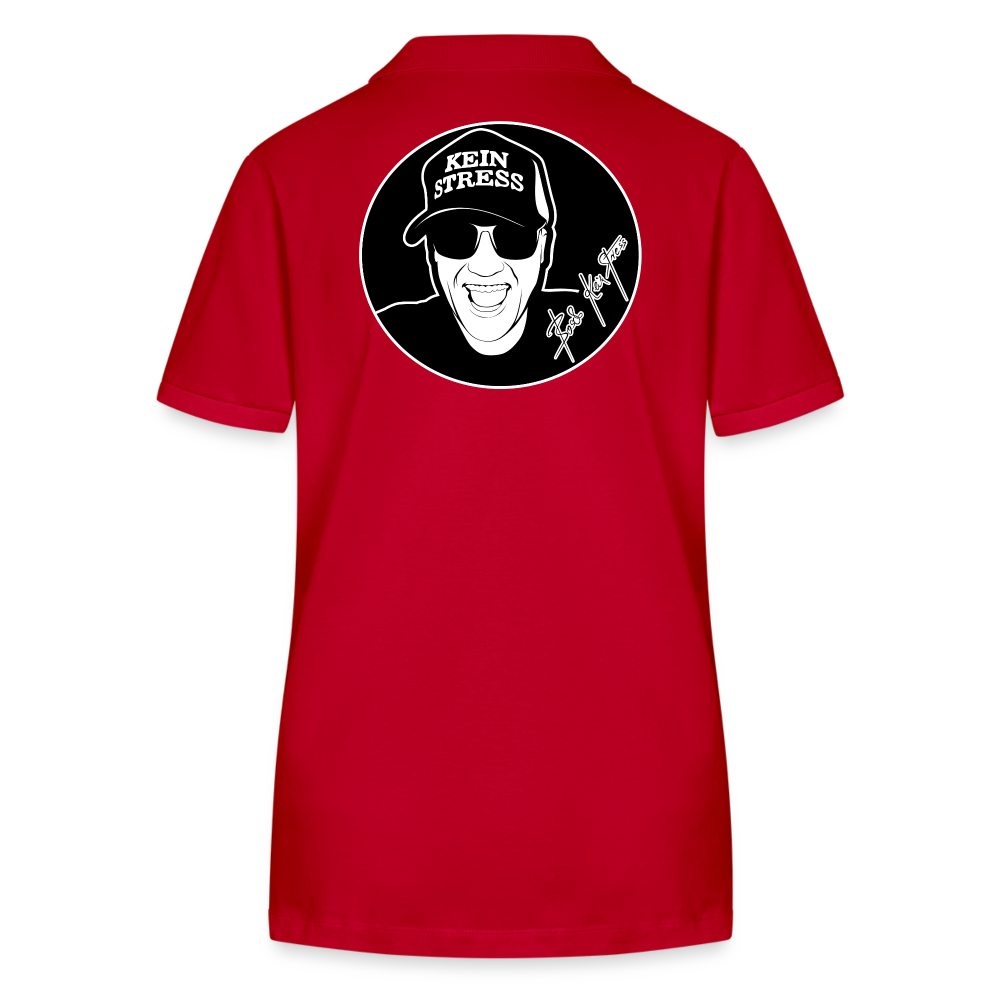 Boscho Kein Stress ® Frauen Bio-Poloshirt ELLISER - Rot
