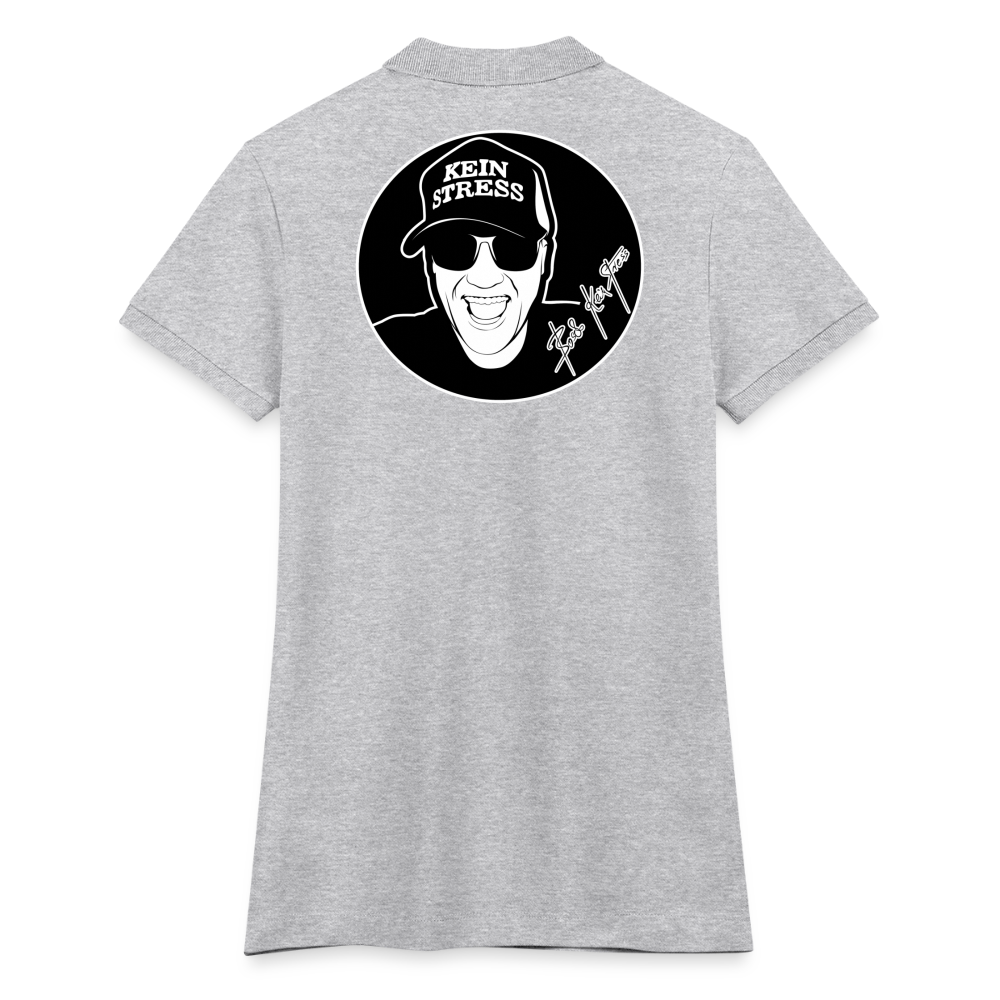 Boscho Kein Stress ® Frauen Bio-Poloshirt ELLISER - Grau meliert