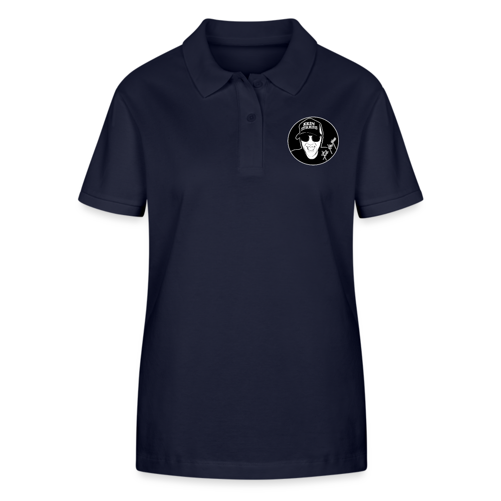 Boscho Kein Stress ® Frauen Bio-Poloshirt ELLISER - Navy