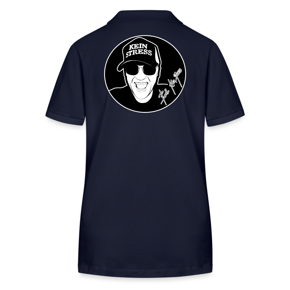 Boscho Kein Stress ® Frauen Bio-Poloshirt ELLISER - Navy