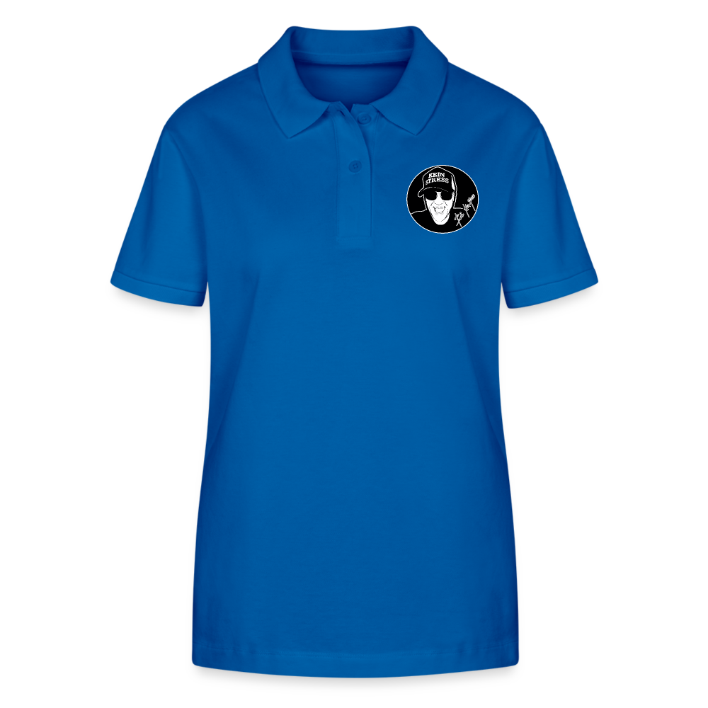 Boscho Kein Stress ® Frauen Bio-Poloshirt ELLISER - Königsblau