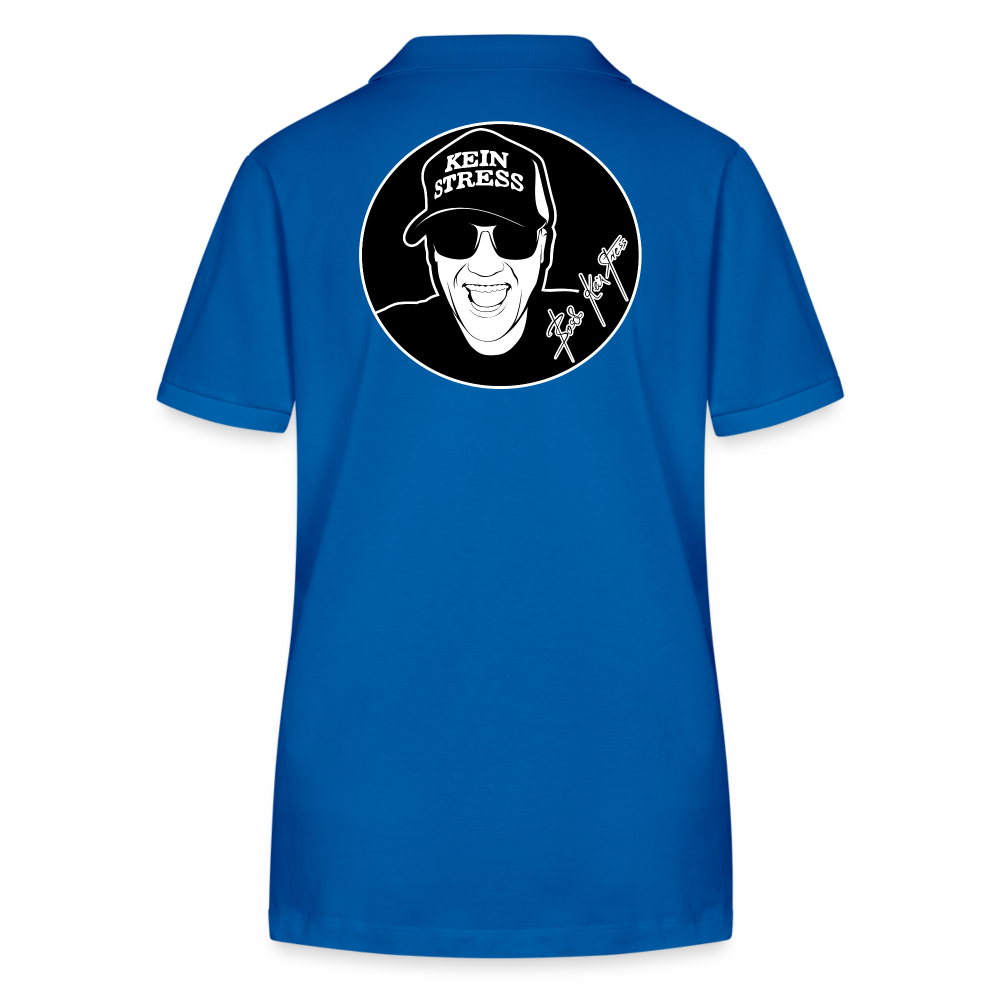 Boscho Kein Stress ® Frauen Bio-Poloshirt ELLISER - Königsblau