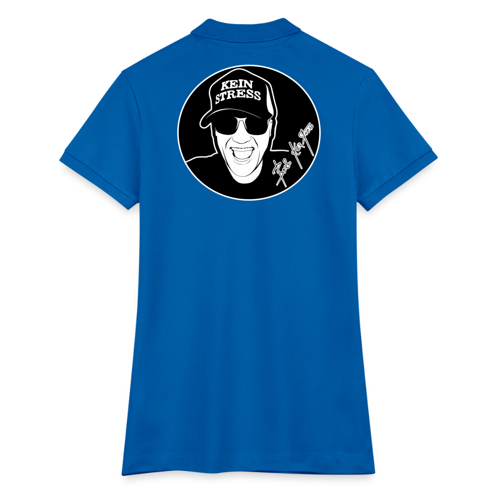 Boscho Kein Stress ® Frauen Bio-Poloshirt ELLISER - Königsblau