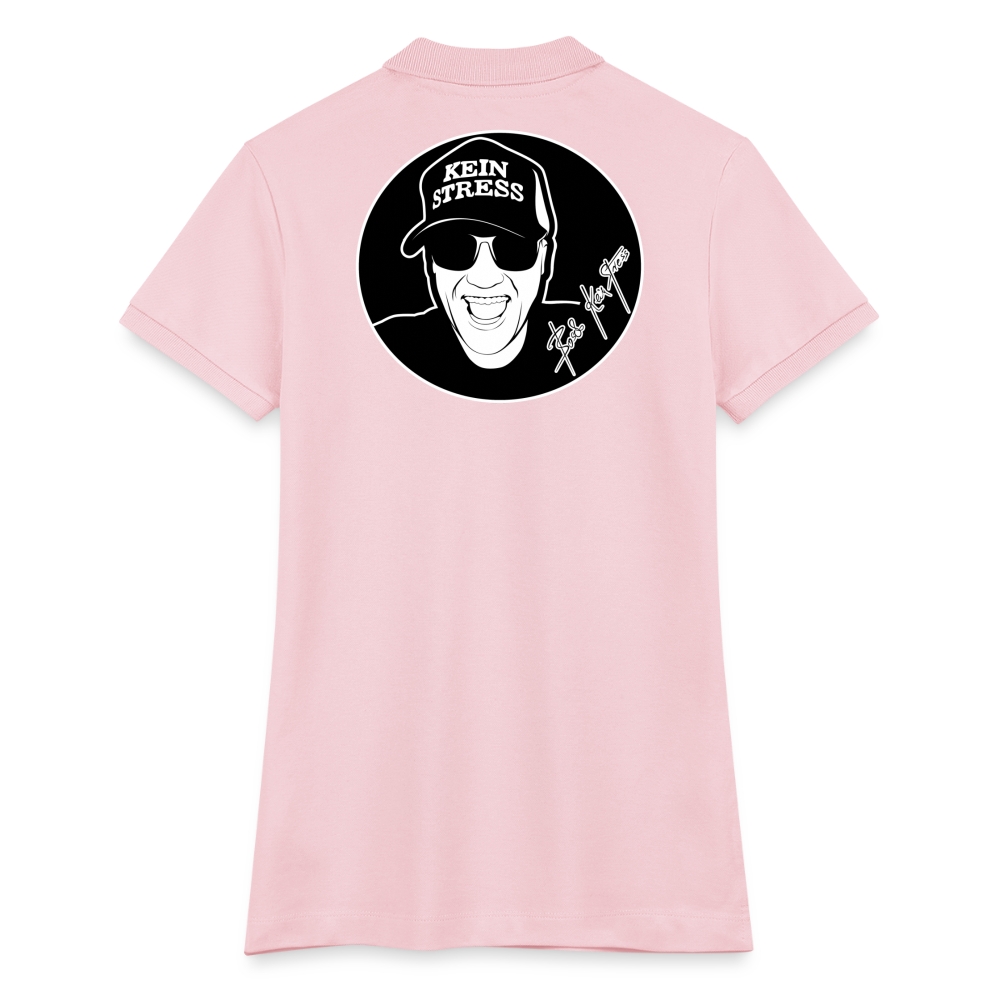 Boscho Kein Stress ® Frauen Bio-Poloshirt ELLISER - Hellrosa