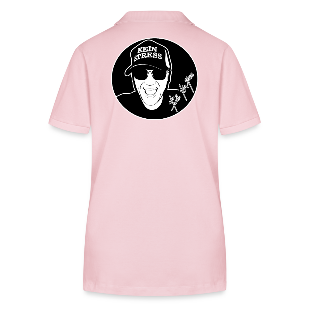Boscho Kein Stress ® Frauen Bio-Poloshirt ELLISER - Hellrosa