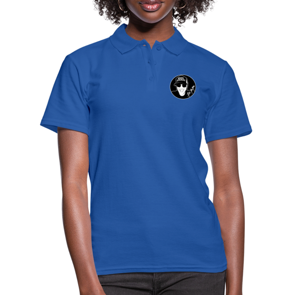 Boscho Kein Stress ® Frauen Polo Shirt - Royalblau