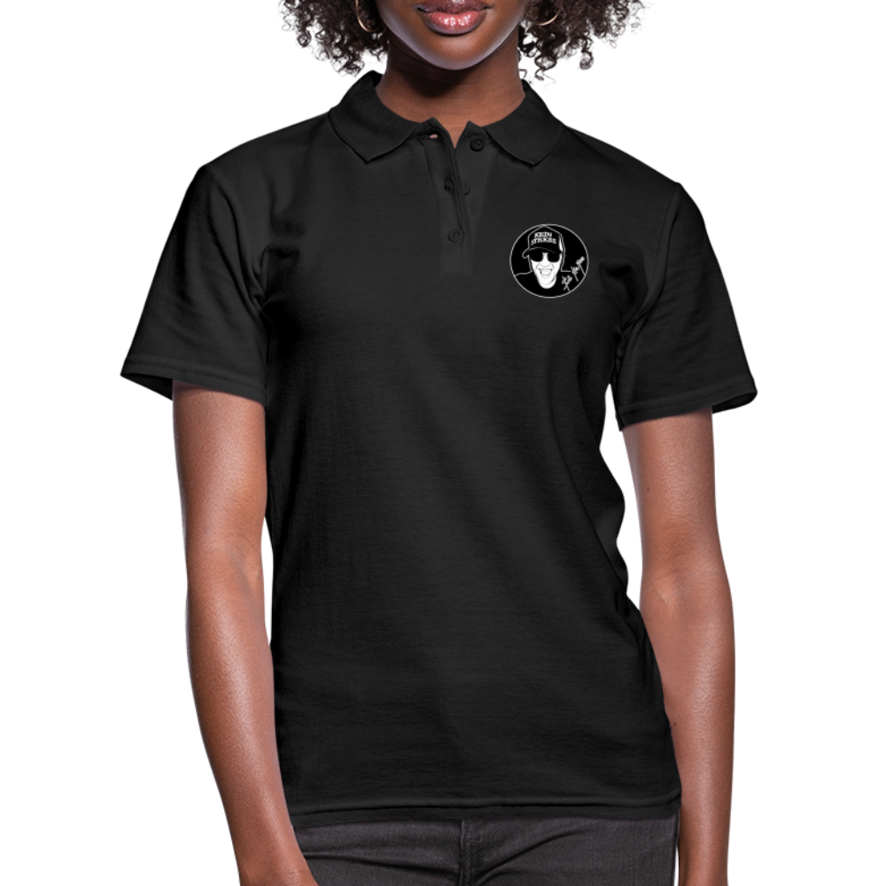 Boscho Kein Stress ® Frauen Polo Shirt - Schwarz