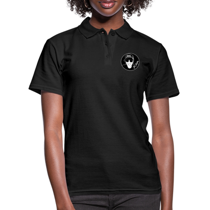 Boscho Kein Stress ® Frauen Polo Shirt - Schwarz