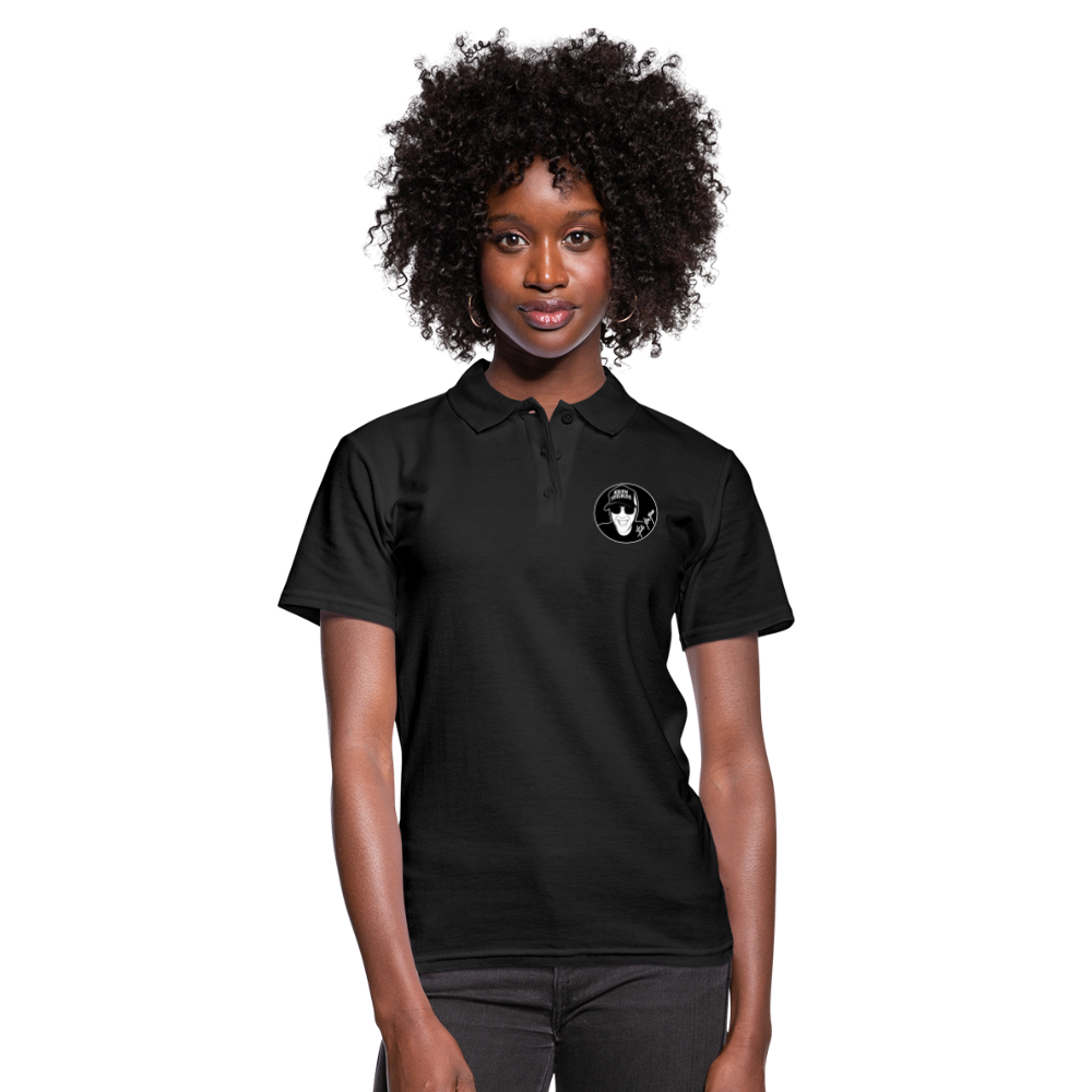 Boscho Kein Stress ® Frauen Polo Shirt - Schwarz