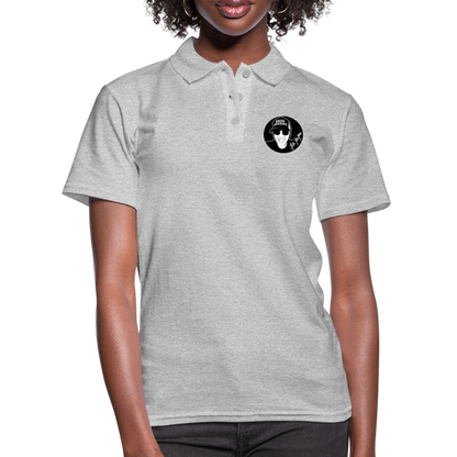 Boscho Kein Stress ® Frauen Polo Shirt - Grau meliert