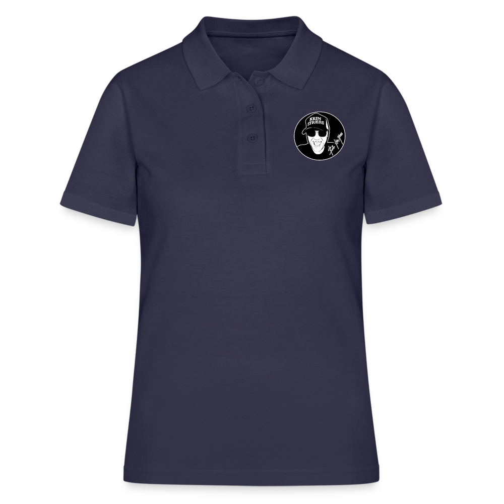 Boscho Kein Stress ® Frauen Polo Shirt - Navy