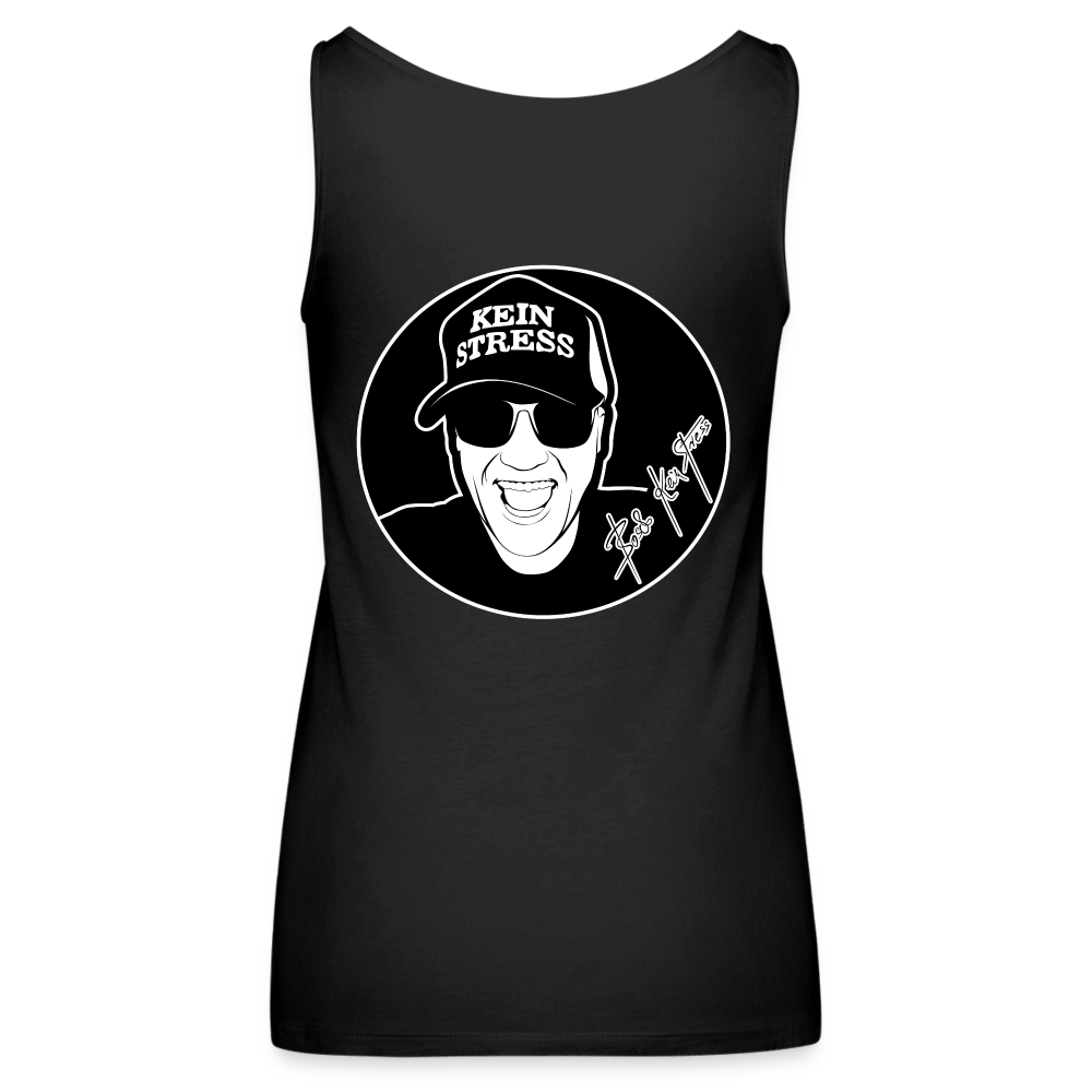 Boscho Kein Stress ® Frauen Premium Tank Top - Schwarz
