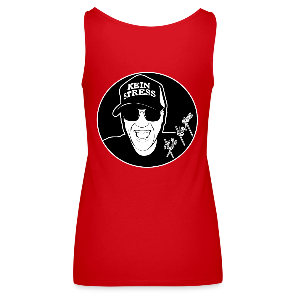 Boscho Kein Stress ® Frauen Premium Tank Top - Rot