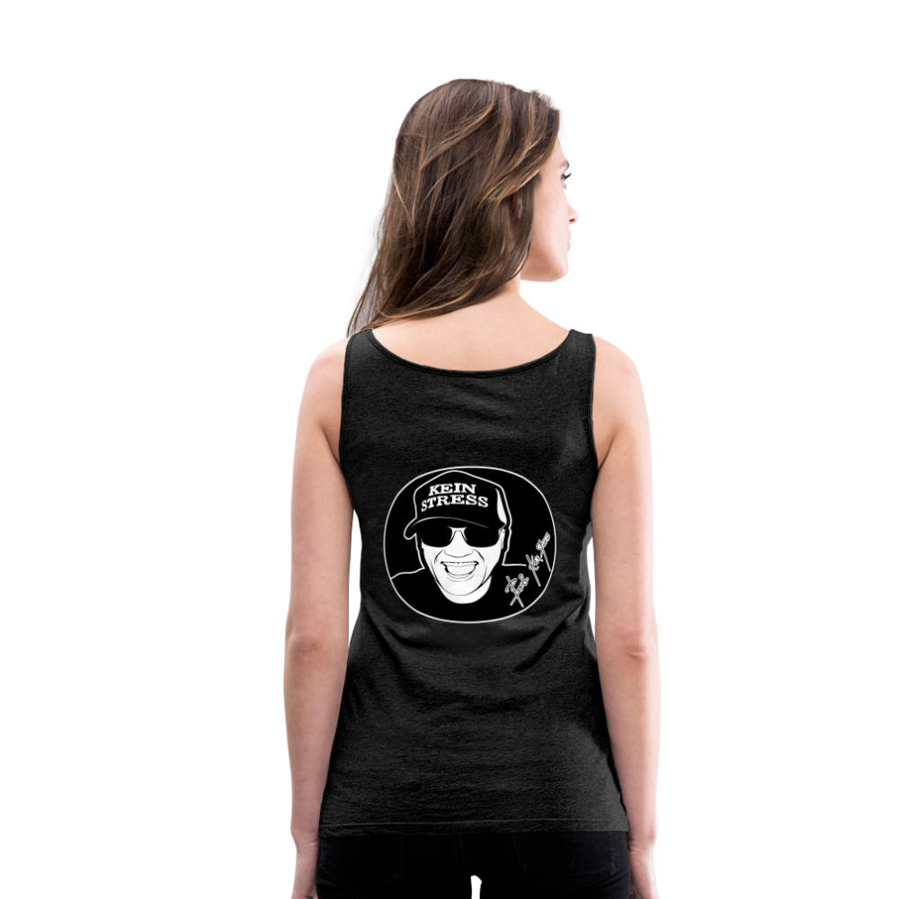 Boscho Kein Stress ® Frauen Premium Tank Top - Anthrazit