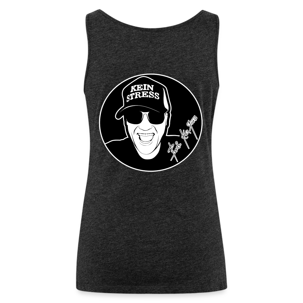 Boscho Kein Stress ® Frauen Premium Tank Top - Anthrazit