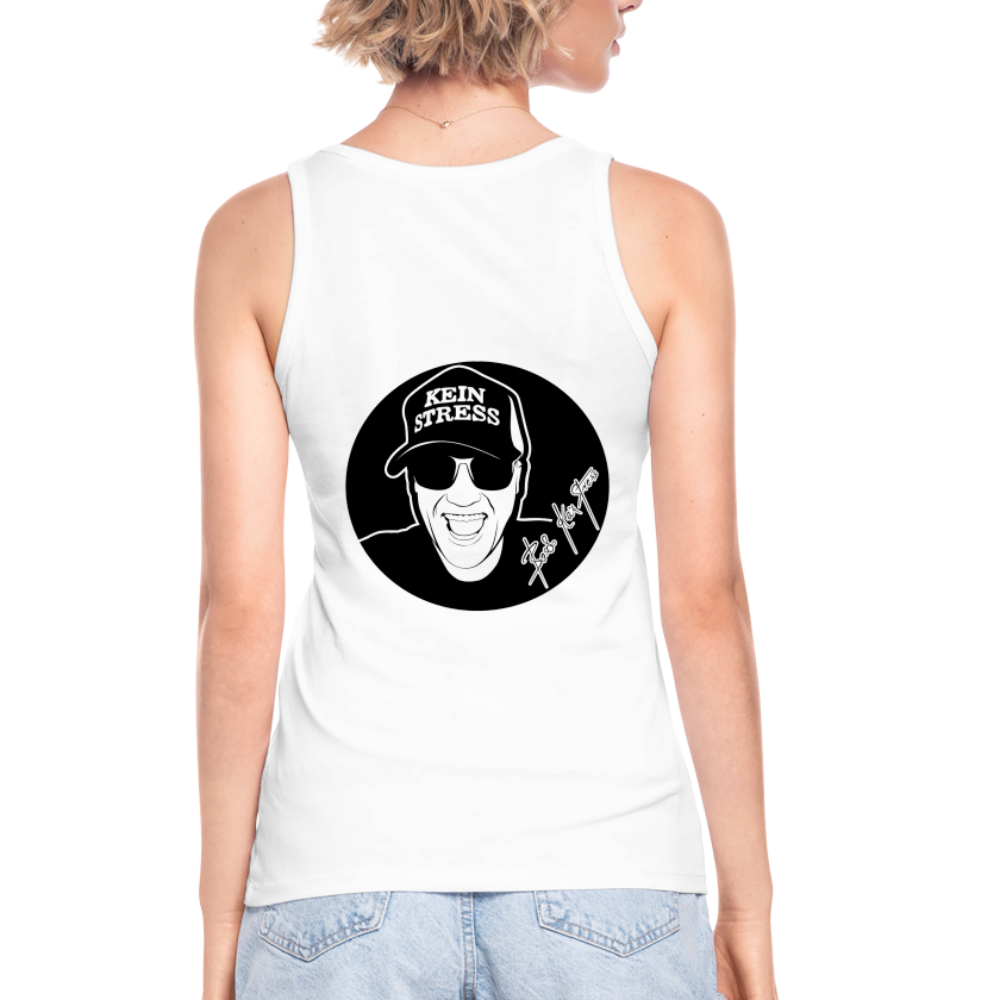 Boscho Kein Stress ® Frauen Bio Tank Top - weiß