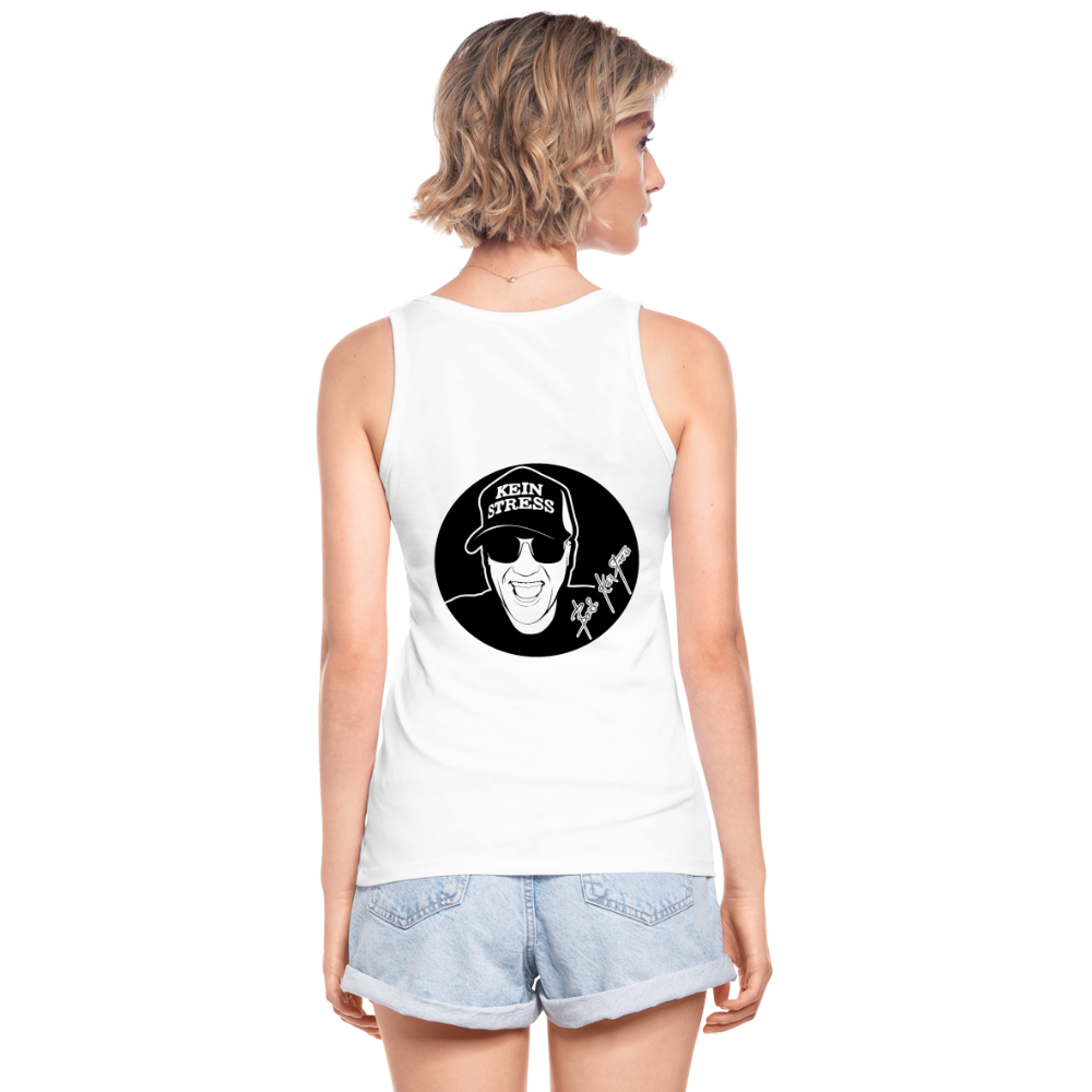 Boscho Kein Stress ® Frauen Bio Tank Top - weiß