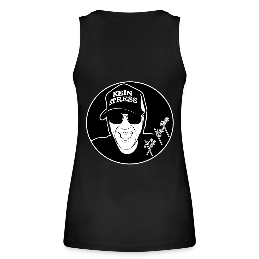 Boscho Kein Stress ® Frauen Bio Tank Top - Schwarz