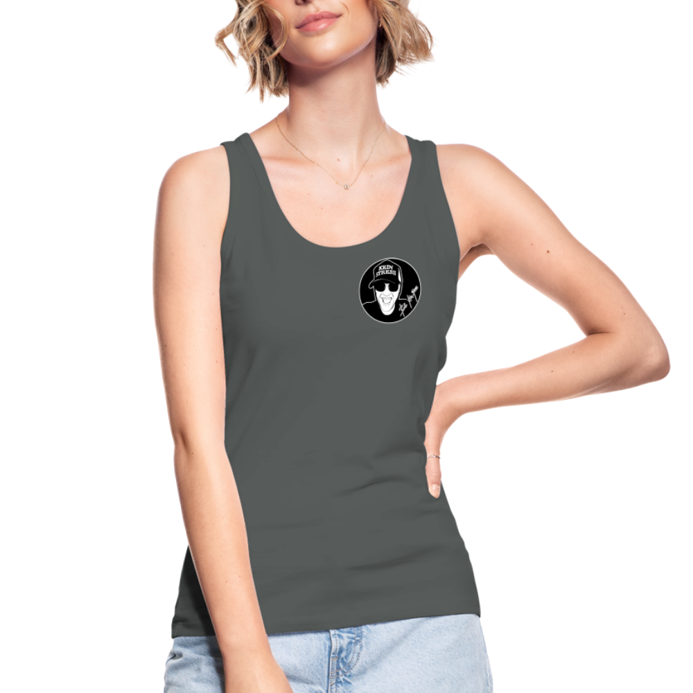 Boscho Kein Stress ® Frauen Bio Tank Top - Anthrazit