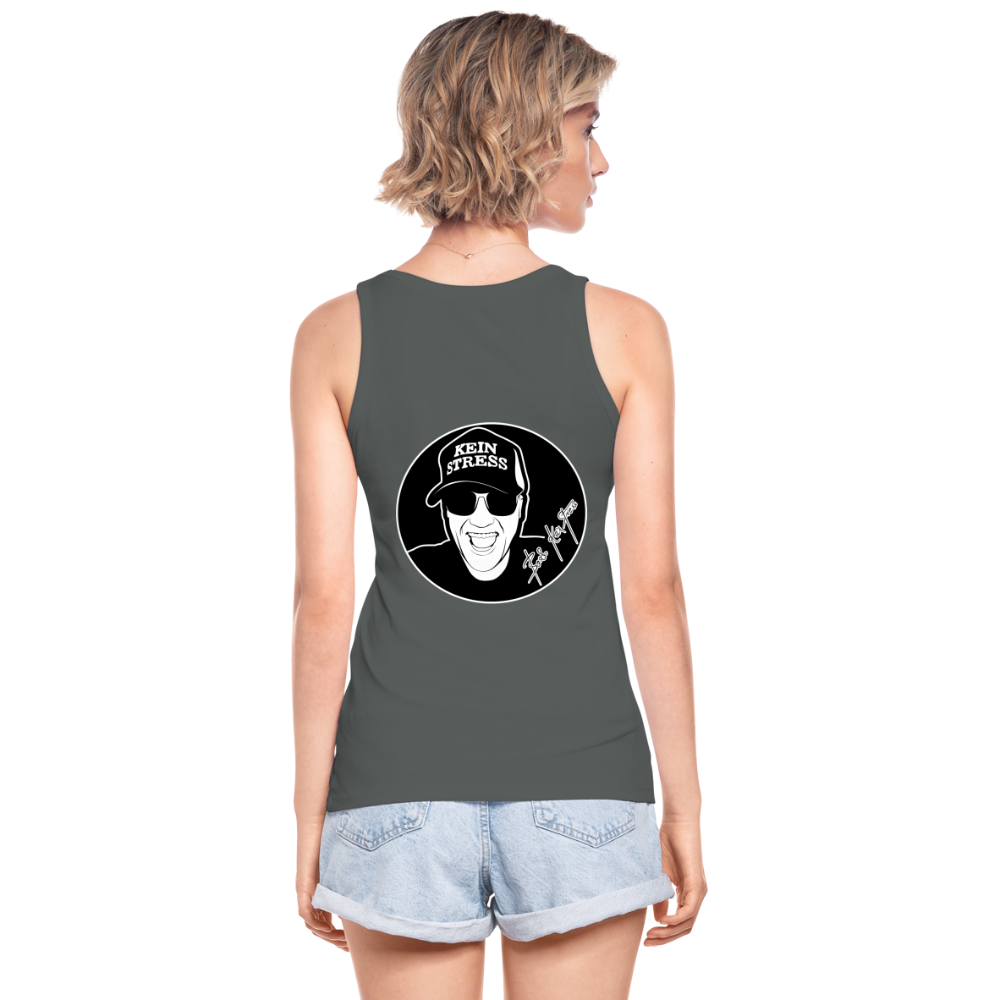 Boscho Kein Stress ® Frauen Bio Tank Top - Anthrazit