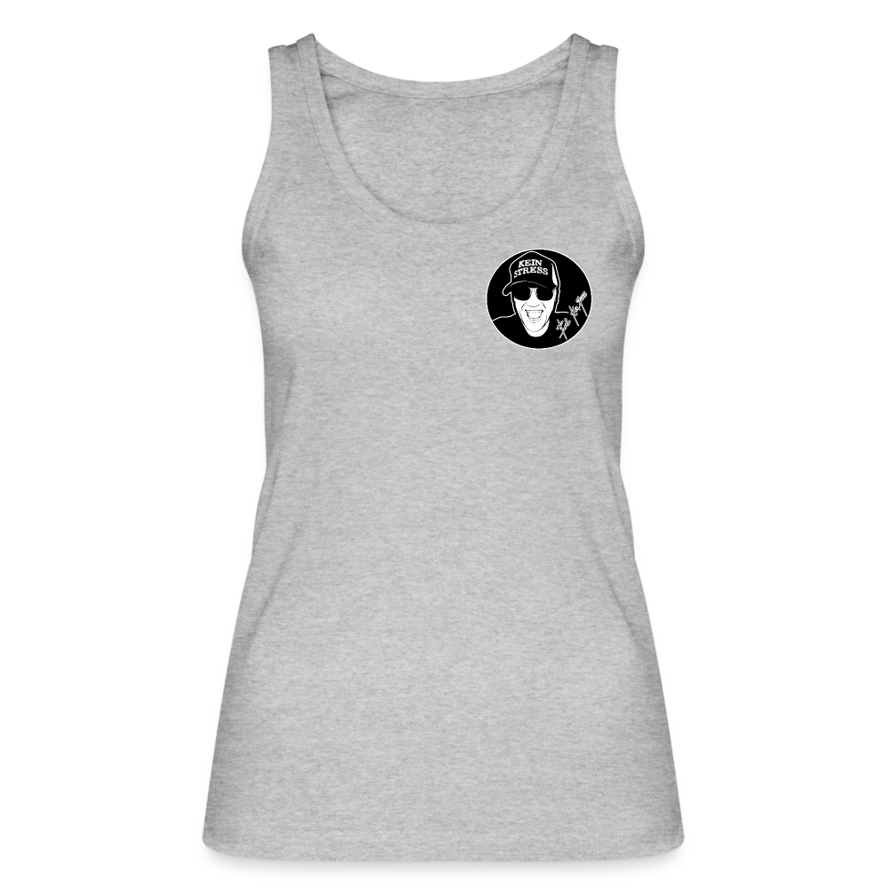 Boscho Kein Stress ® Frauen Bio Tank Top - Grau meliert