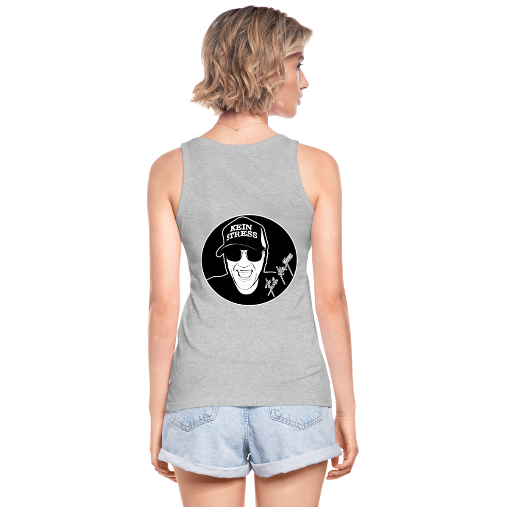 Boscho Kein Stress ® Frauen Bio Tank Top - Grau meliert