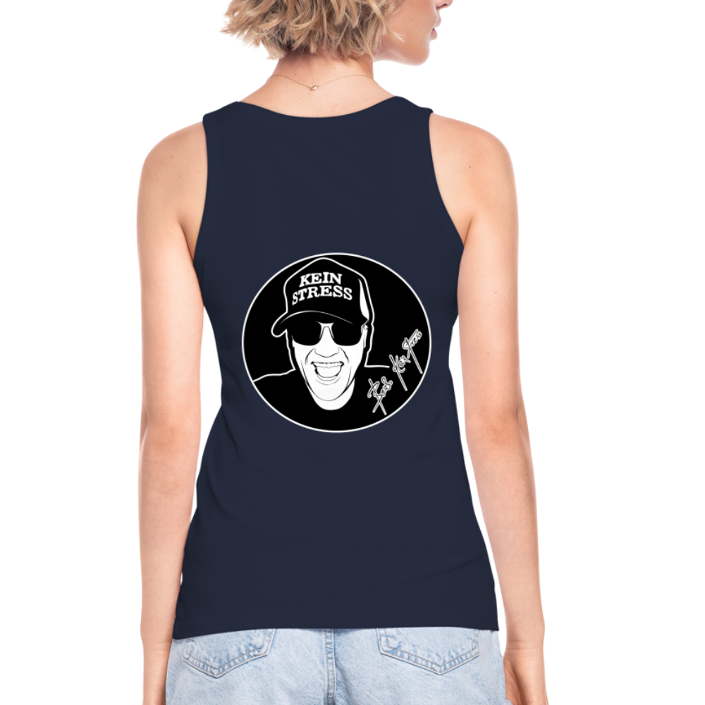 Boscho Kein Stress ® Frauen Bio Tank Top - Navy