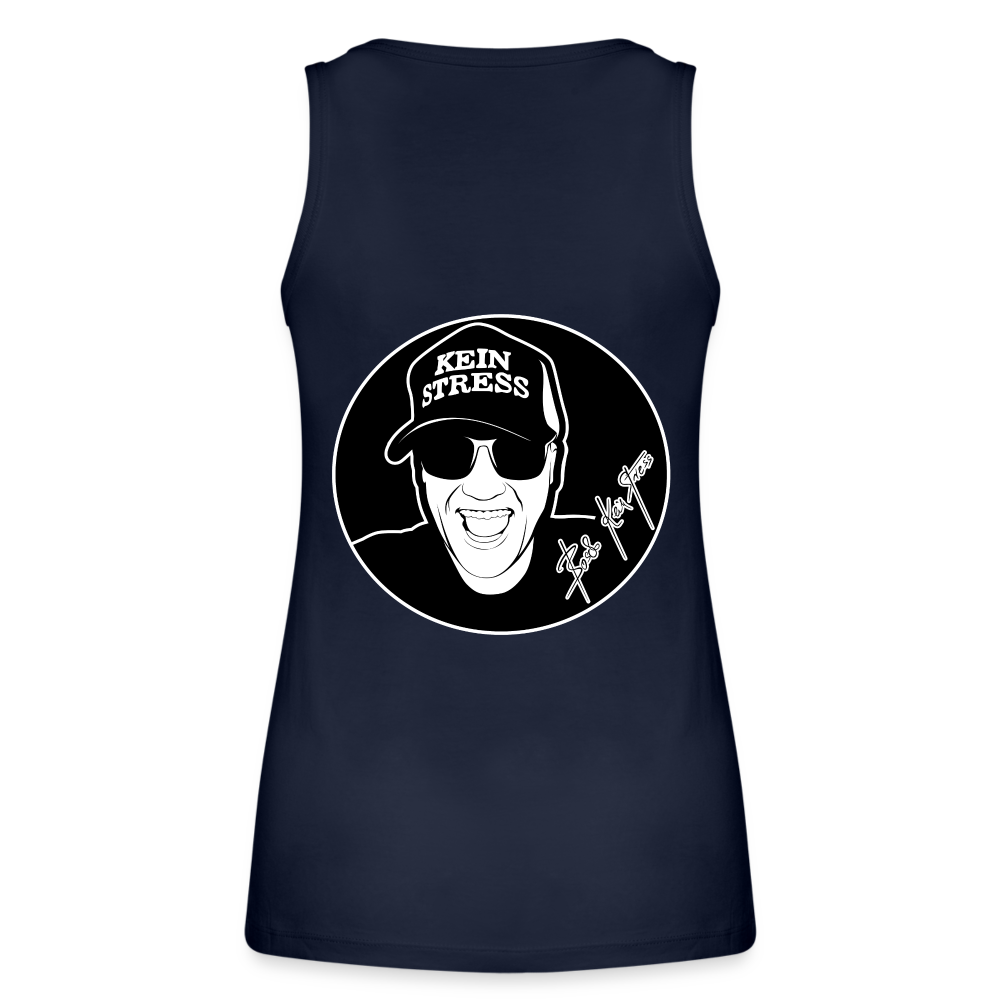 Boscho Kein Stress ® Frauen Bio Tank Top - Navy