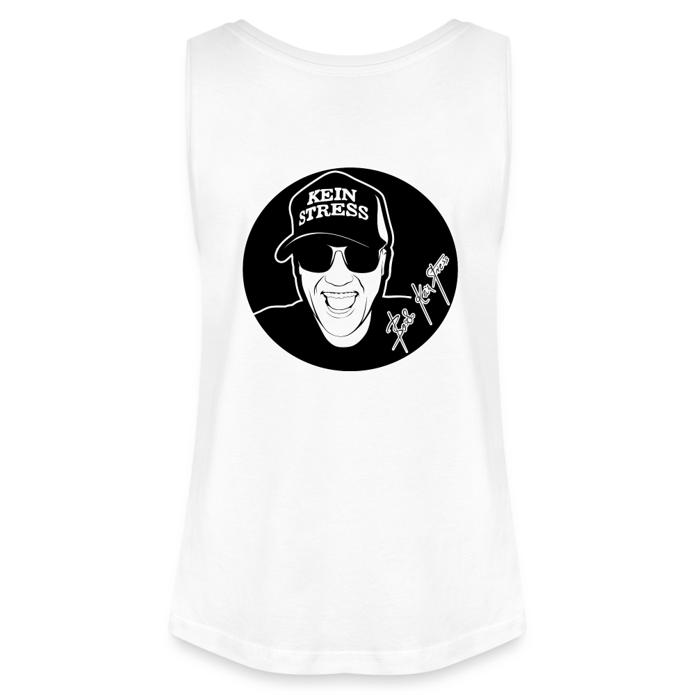 Boscho Kein Stress ® Frauen Bio Tank Top MINTER - weiß