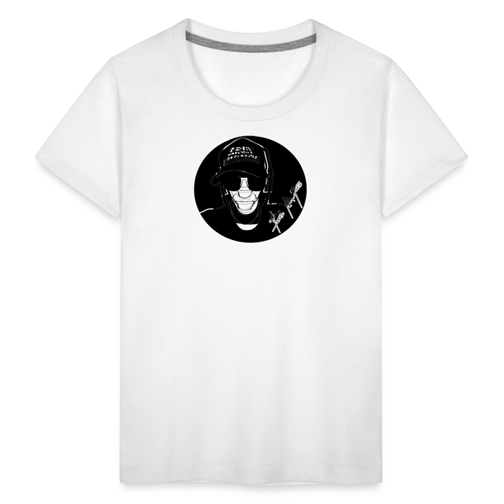 Boscho Kein Stress ® Kinder Premium T-Shirt - weiß