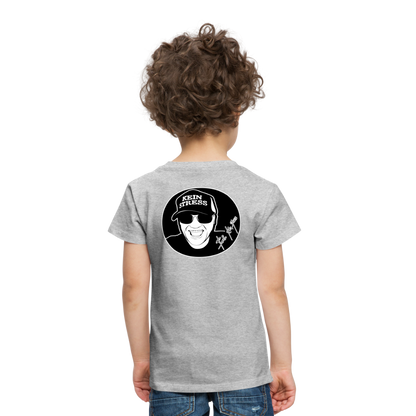 Boscho Kein Stress ® Kinder Premium T-Shirt - Grau meliert
