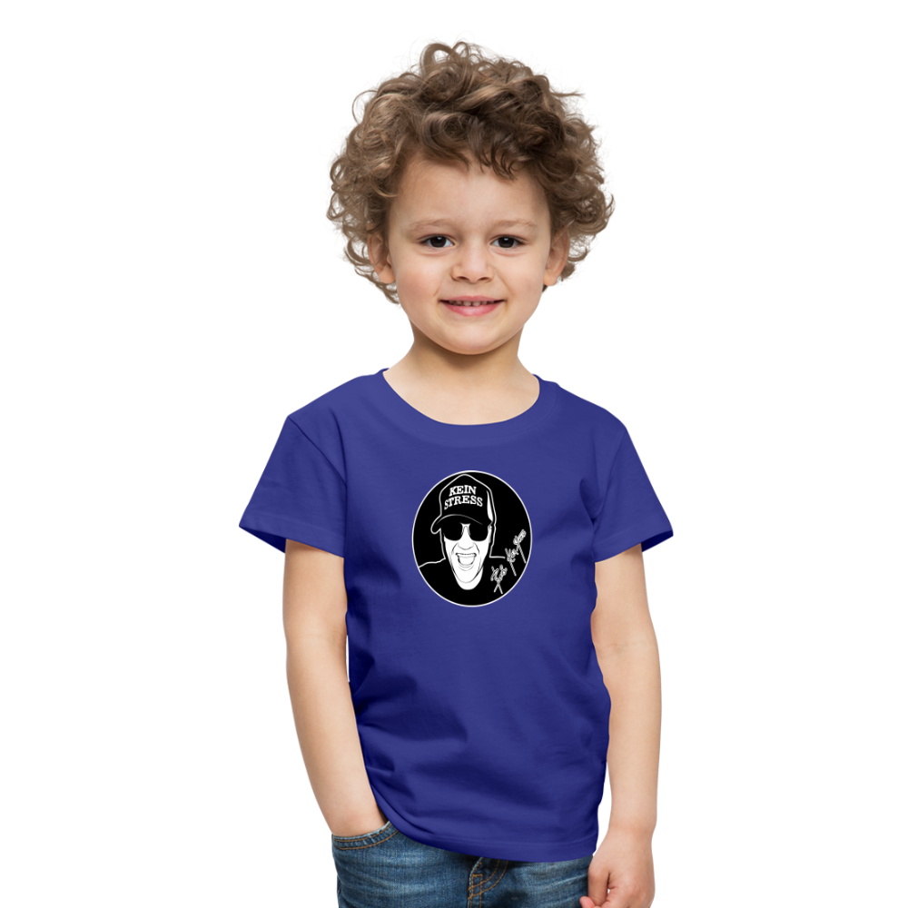 Boscho Kein Stress ® Kinder Premium T-Shirt - Königsblau