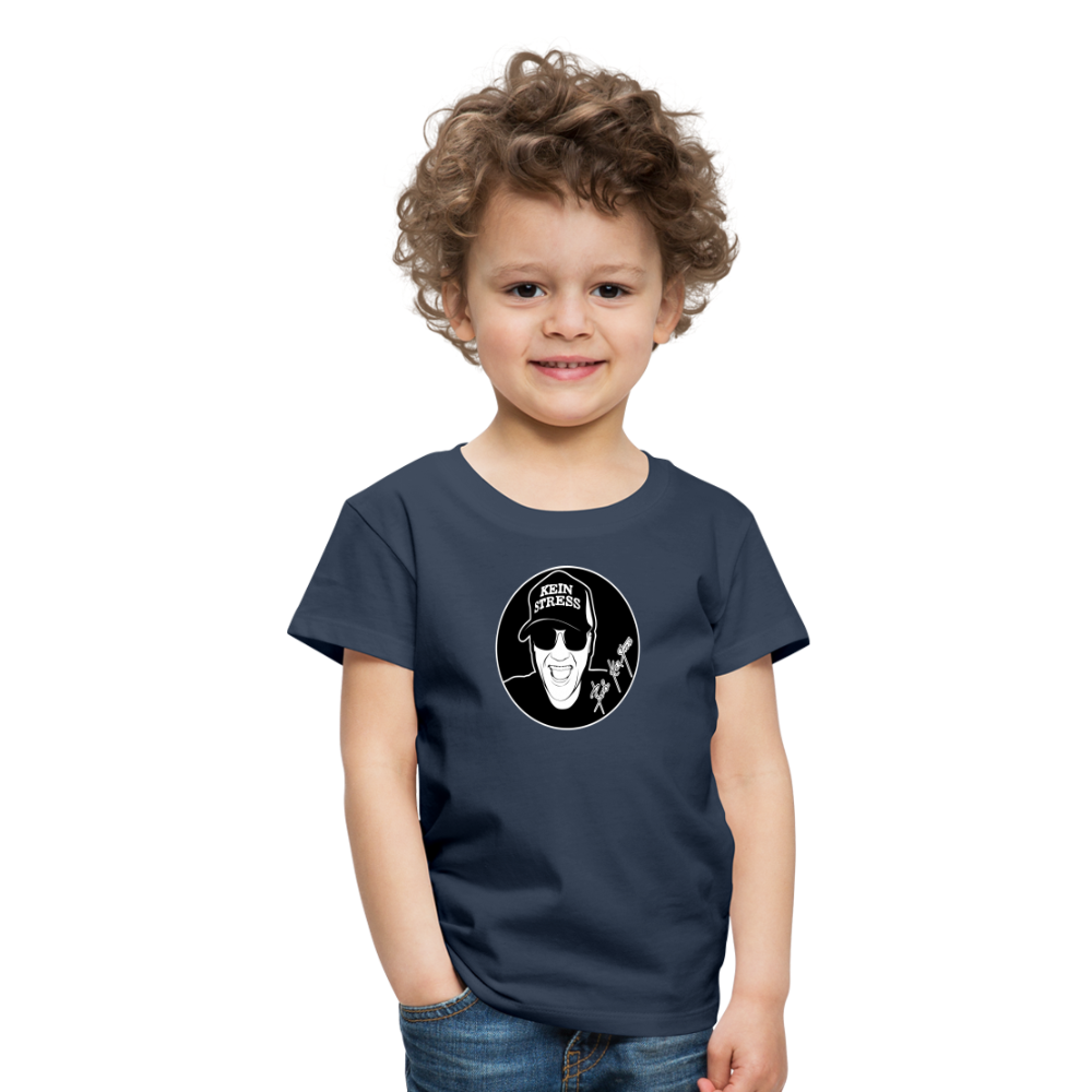 Boscho Kein Stress ® Kinder Premium T-Shirt - Navy