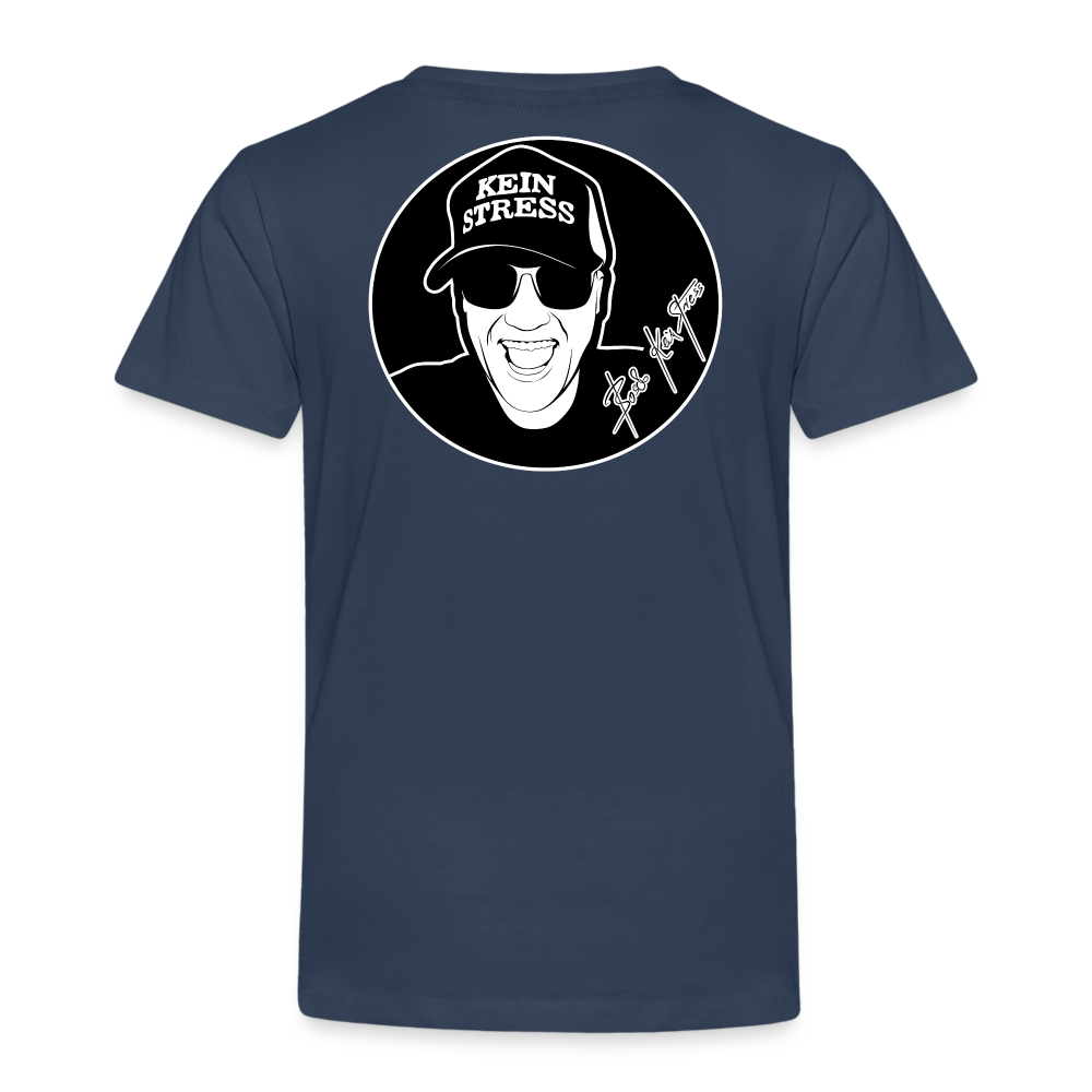 Boscho Kein Stress ® Kinder Premium T-Shirt - Navy