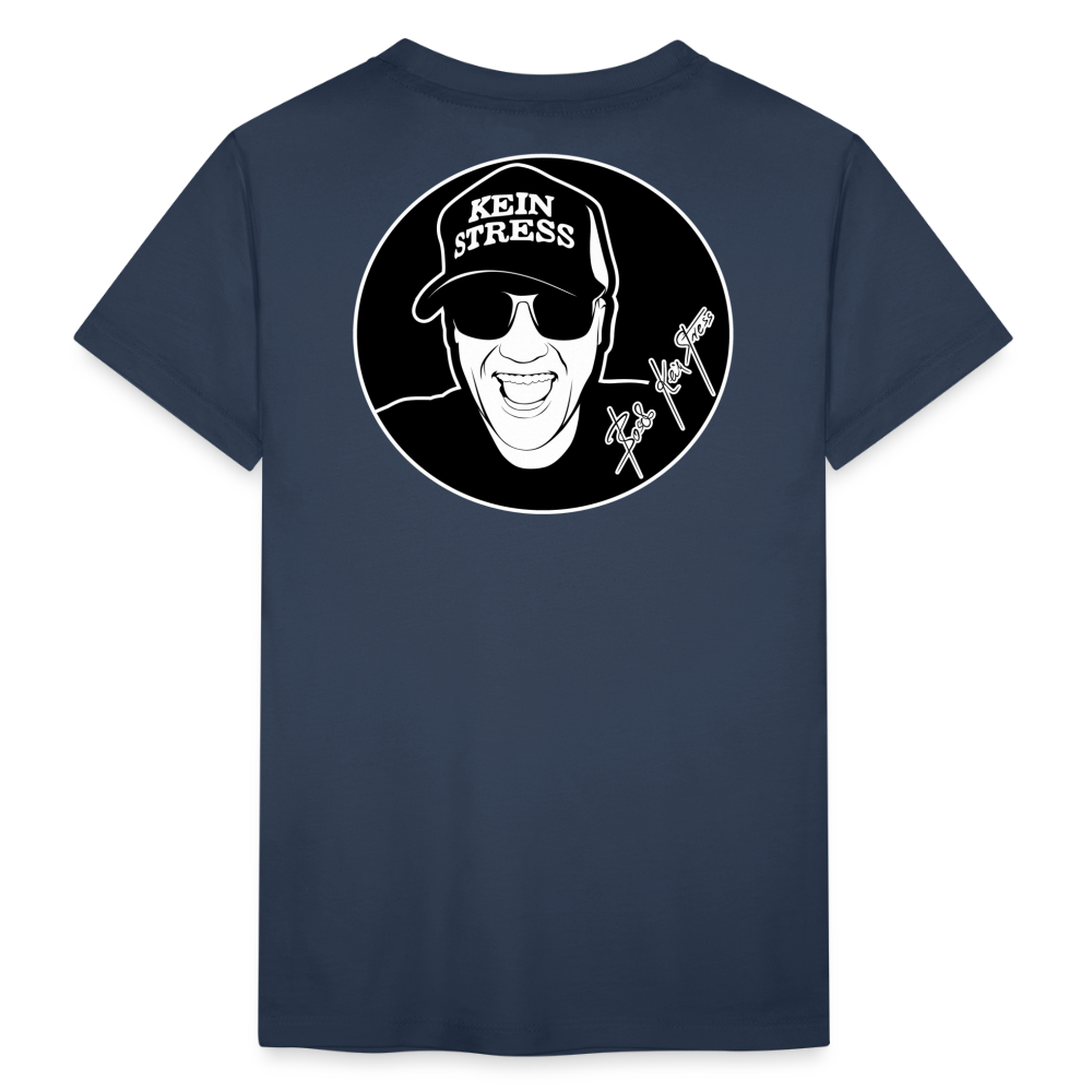 Boscho Kein Stress ® Kinder Premium T-Shirt - Navy