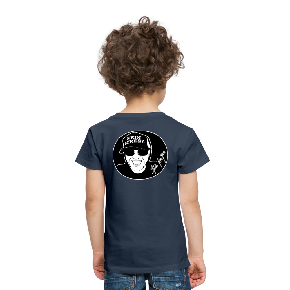 Boscho Kein Stress ® Kinder Premium T-Shirt - Navy