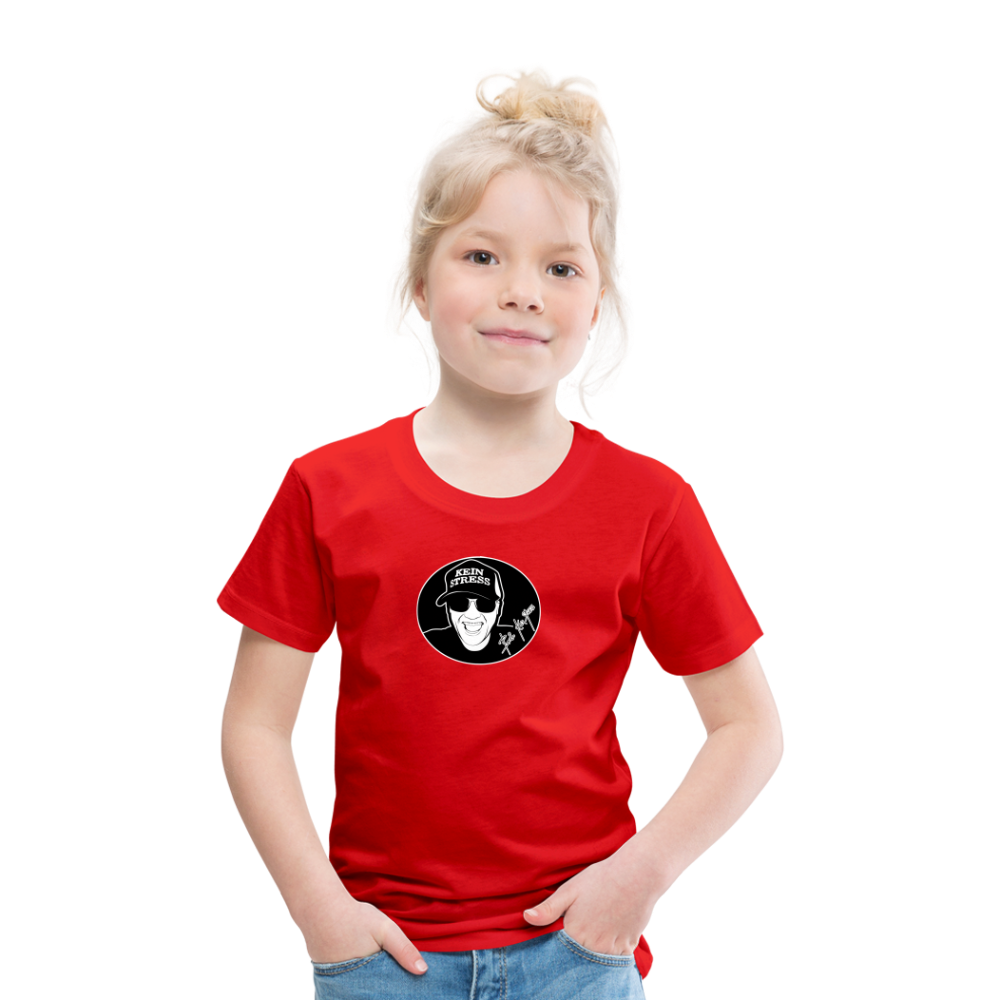 Boscho Kein Stress ® Kinder Premium T-Shirt - Rot
