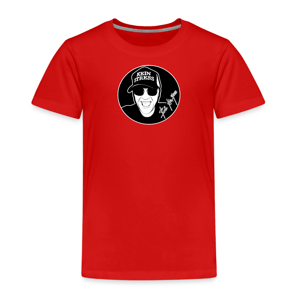 Boscho Kein Stress ® Kinder Premium T-Shirt - Rot