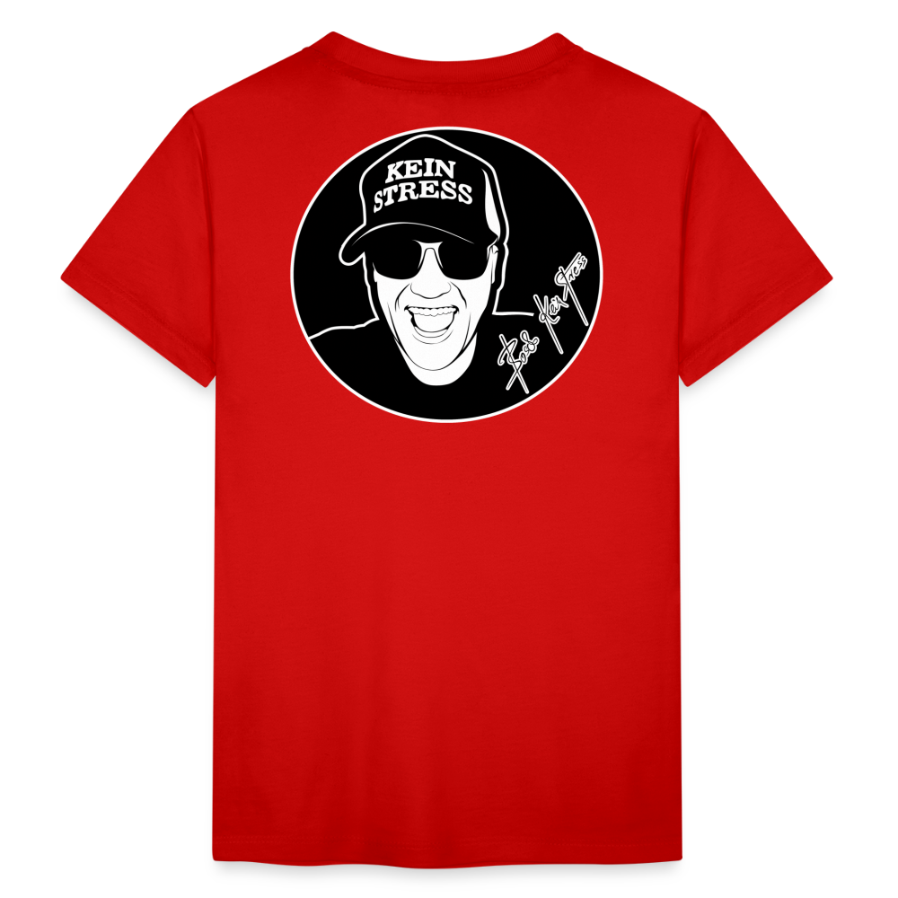 Boscho Kein Stress ® Kinder Premium T-Shirt - Rot