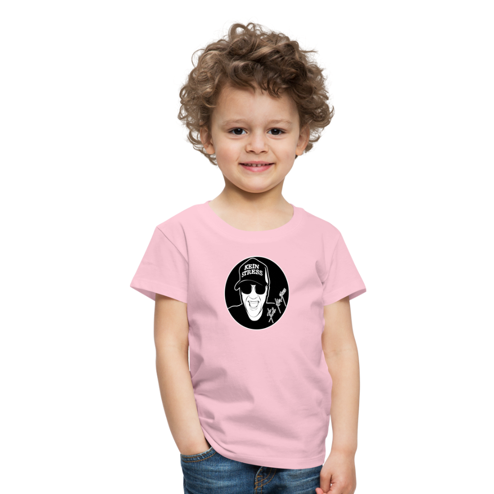 Boscho Kein Stress ® Kinder Premium T-Shirt - Hellrosa