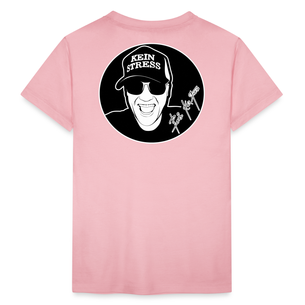 Boscho Kein Stress ® Kinder Premium T-Shirt - Hellrosa