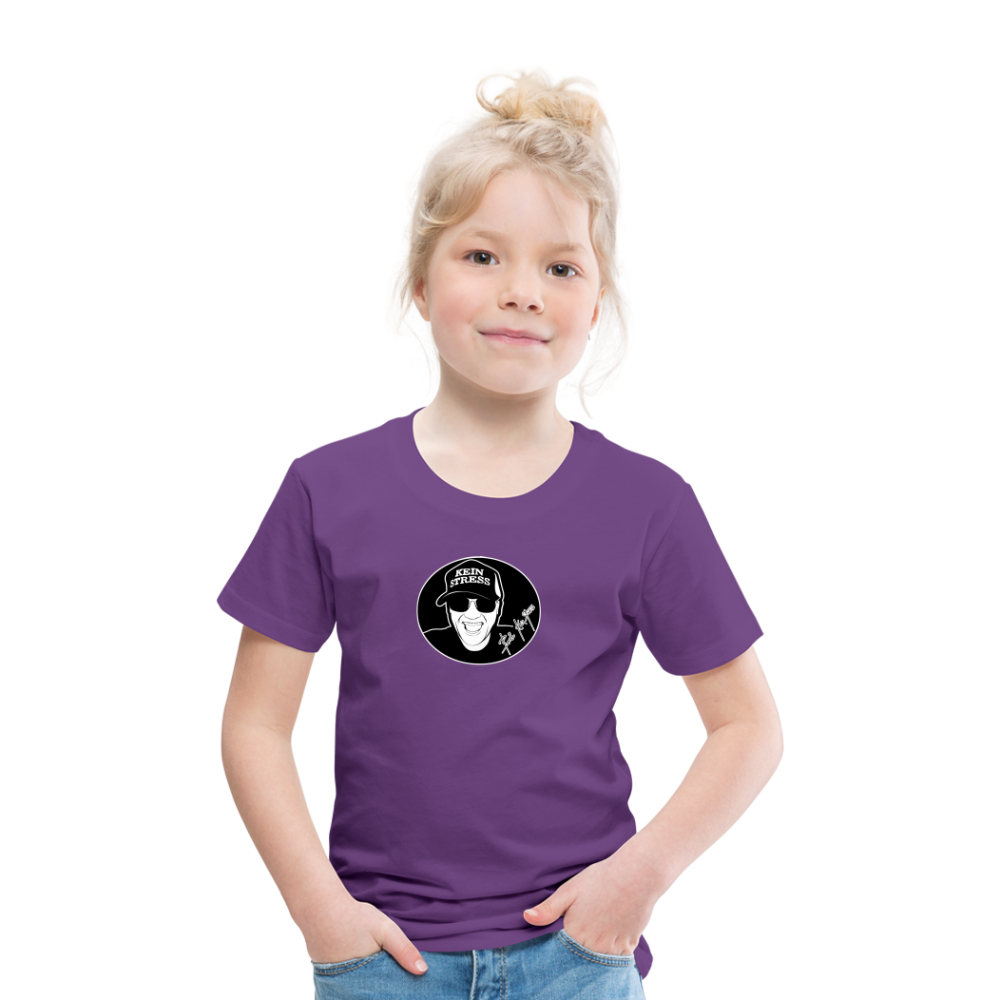 Boscho Kein Stress ® Kinder Premium T-Shirt - Lila