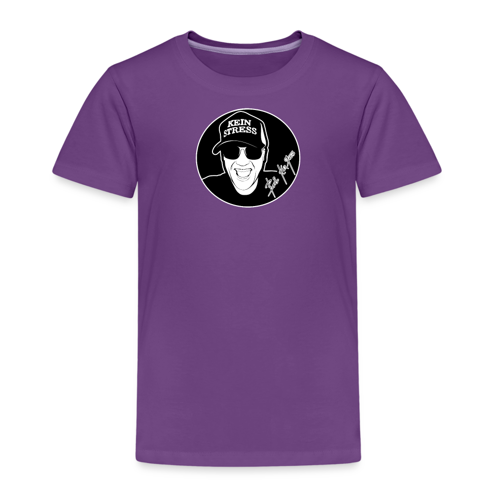 Boscho Kein Stress ® Kinder Premium T-Shirt - Lila