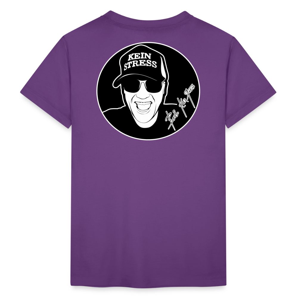 Boscho Kein Stress ® Kinder Premium T-Shirt - Lila