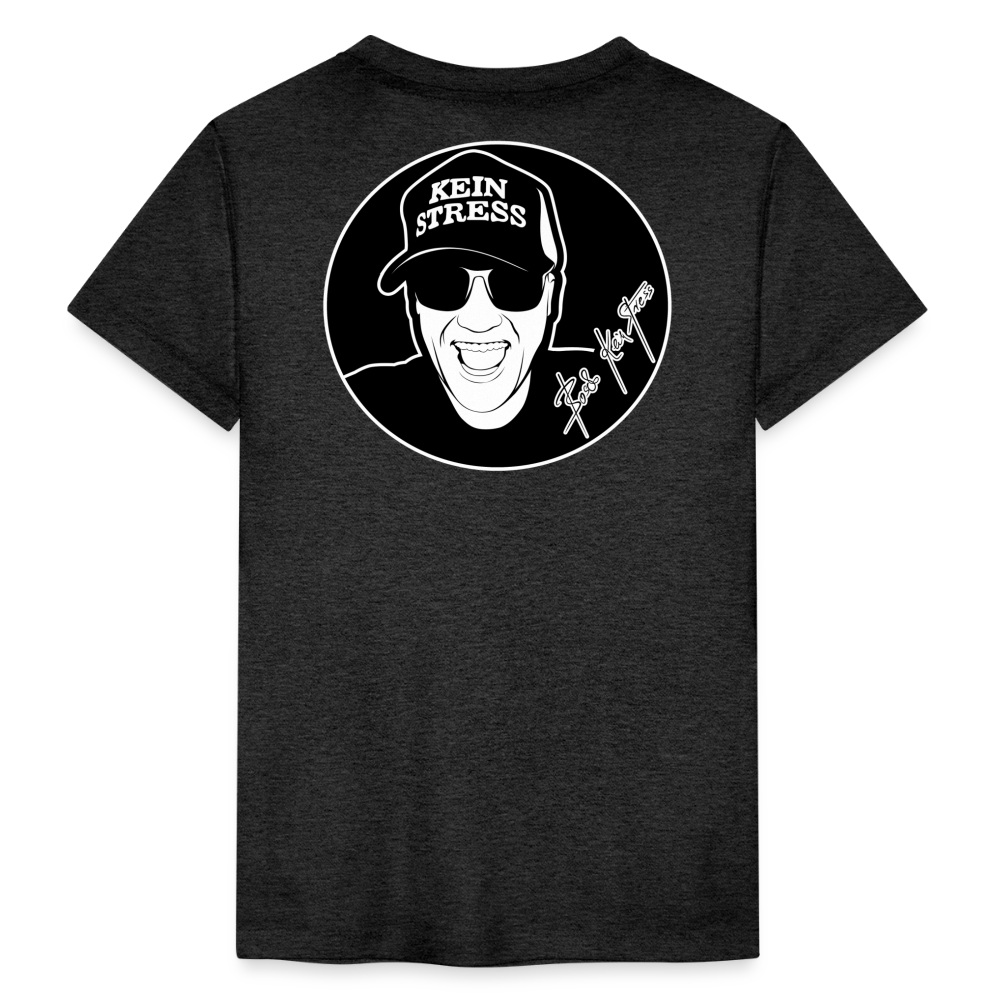 Boscho Kein Stress ® Kinder Premium T-Shirt - Anthrazit