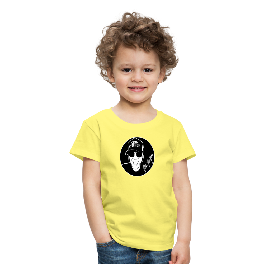Boscho Kein Stress ® Kinder Premium T-Shirt - Gelb